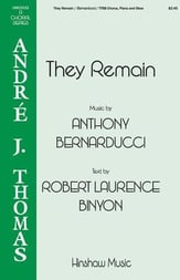 They Remain TTBB choral sheet music cover